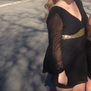 Black & Gold Dress
